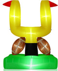 Bencailor 71 Inch Giant Inflatable Football Party Decoration / Jumbo Blow up Football with Tee Set, Indoor