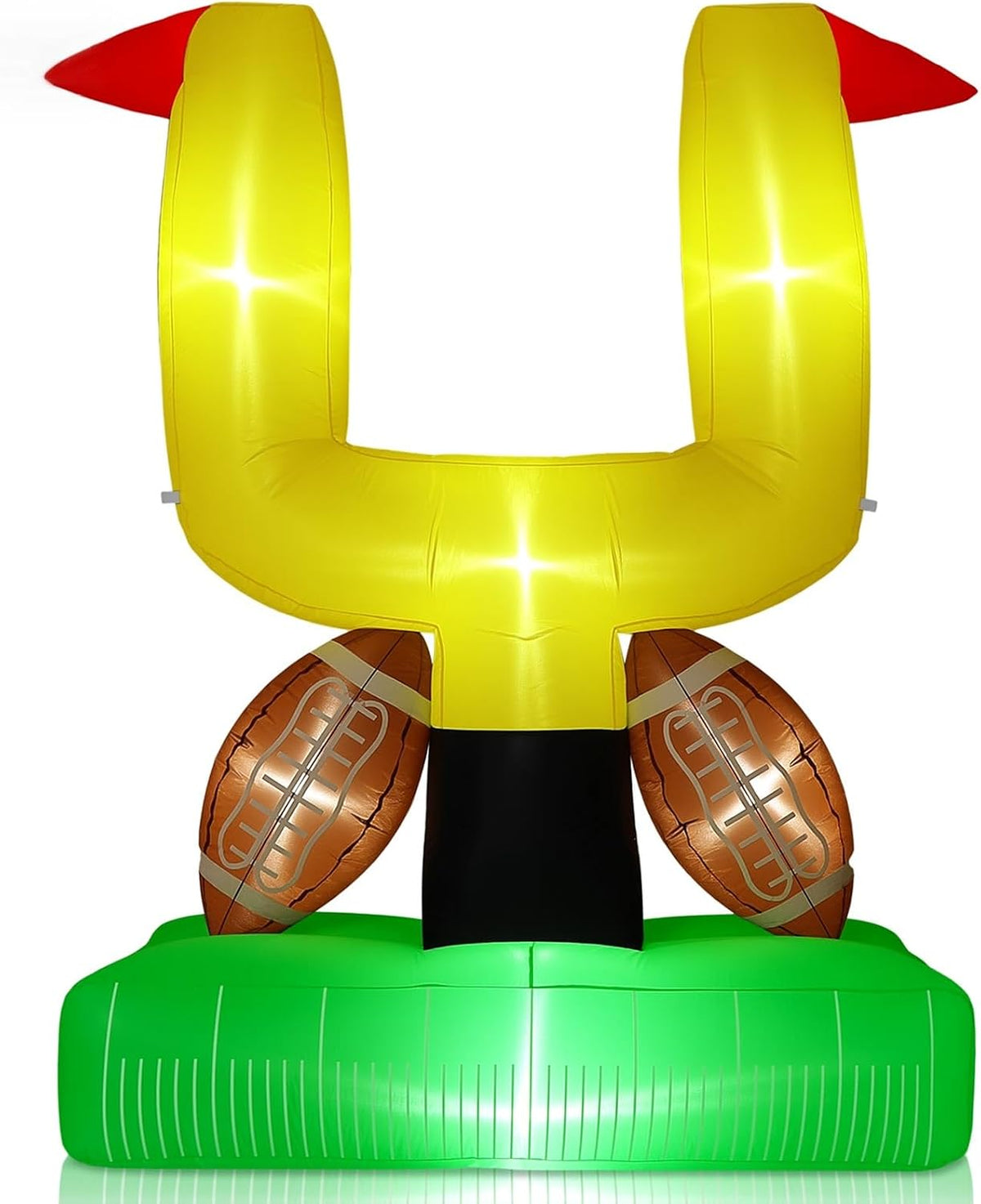 Bencailor 71 Inch Giant Inflatable Football Party Decoration / Jumbo Blow up Football with Tee Set, Indoor