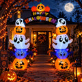 CaeyBrye 8.1 FT Halloween Inflatable Archway with LED Lights, Outdoor Decor