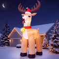 JOYIN 10FT Giant Christmas Inflatable Reindeer Outdoor Decoration, Christmas Blow Up Yard Decoration with