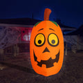 BZB Goods Jumbo Giant 10 FT Tall Halloween Inflatable Pumpkin / Silly Funny Cute, Lights Lighted LED, Outdoor